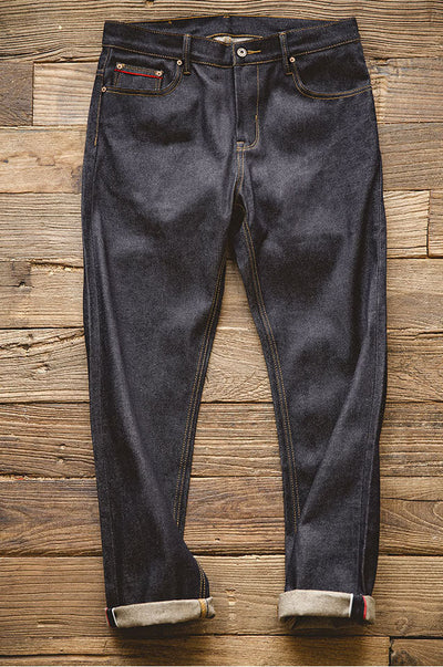 Jean brut style rétro américain pour homme