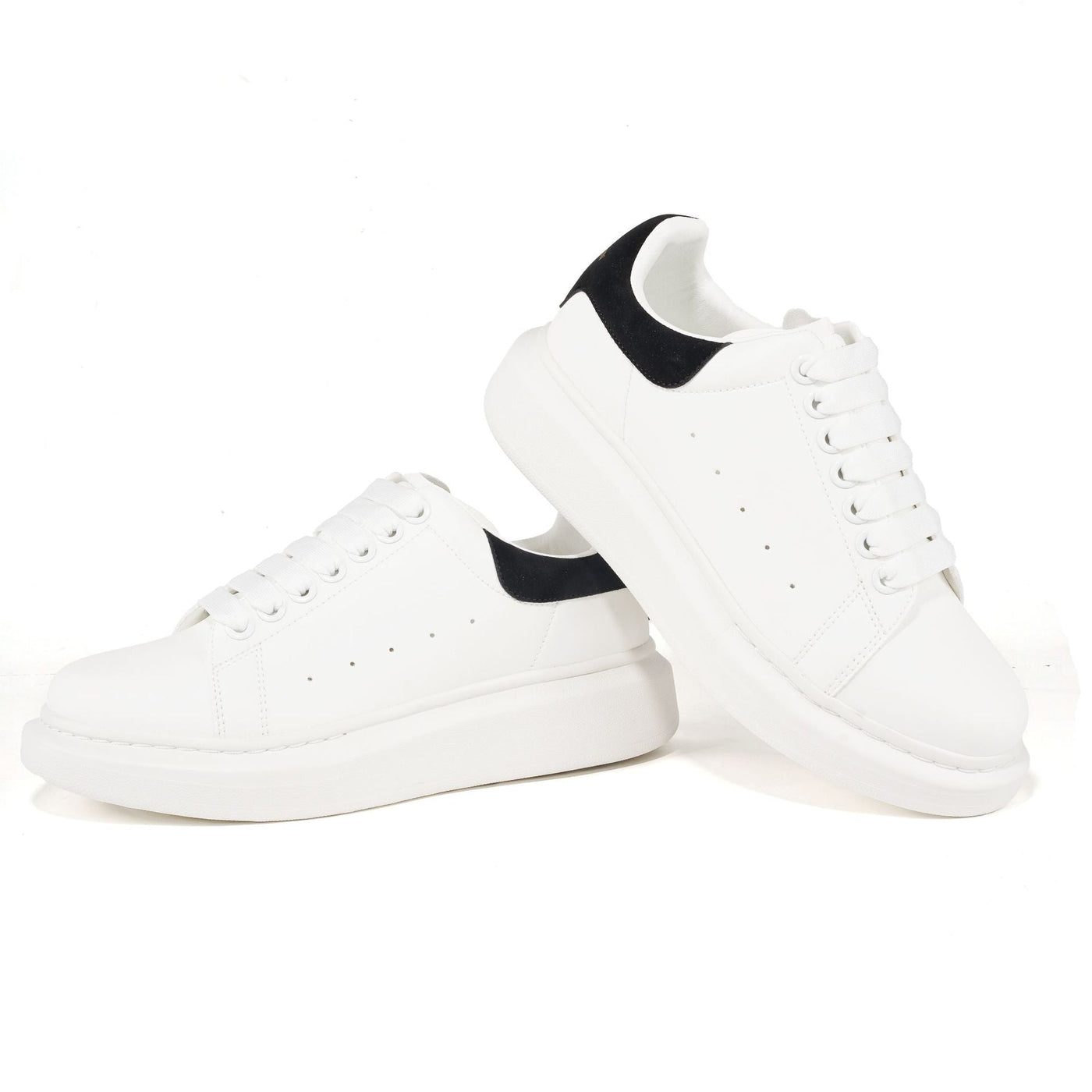 Unisex Platform Casual White Sneakers