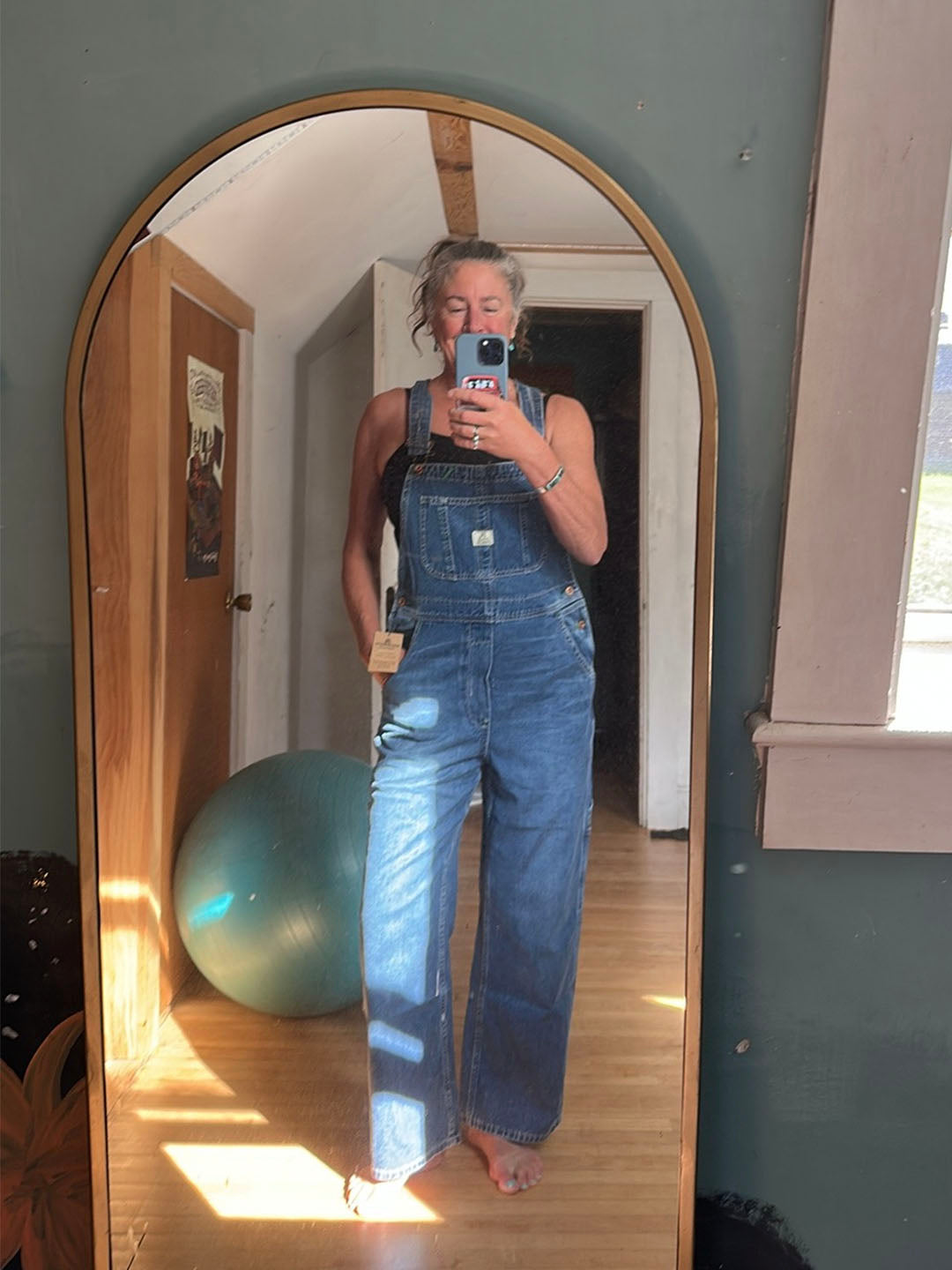 Salopette en jean pour femme