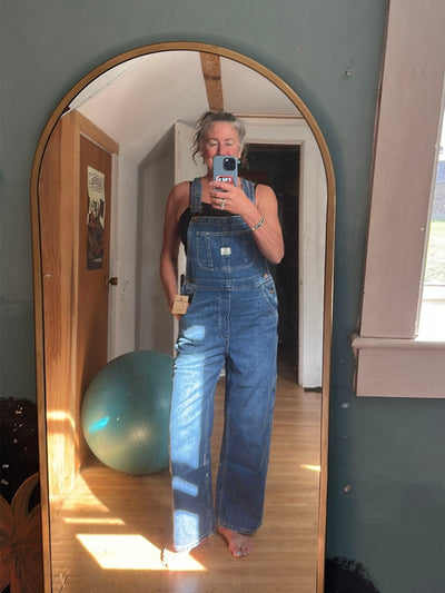 Salopette en jean pour femme