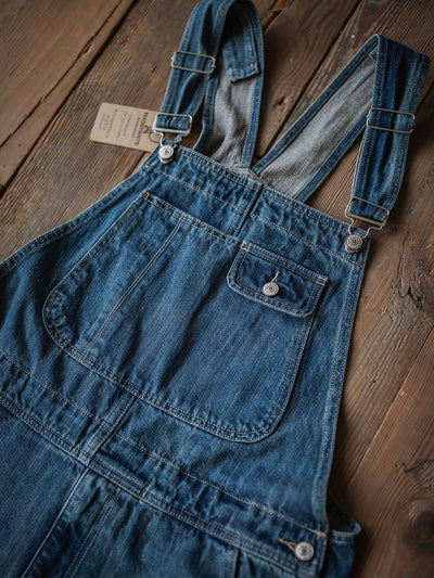 Salopette cargo en denim pour homme