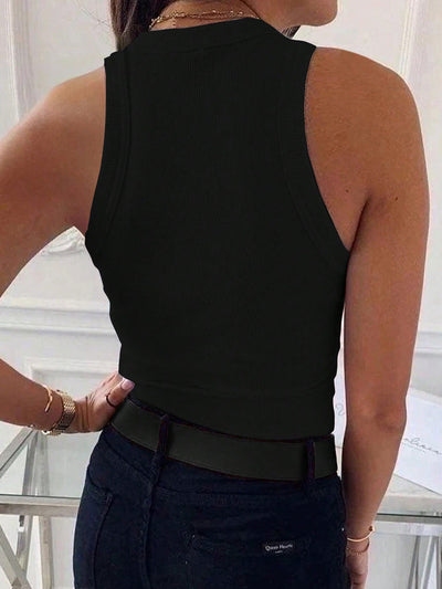 Slim Fit Ribbed Tank Top