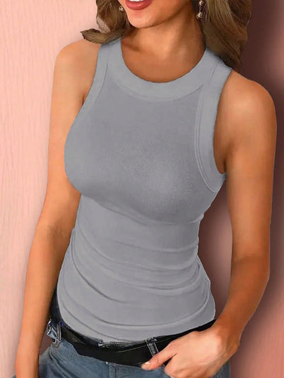 Slim Fit Ribbed Tank Top