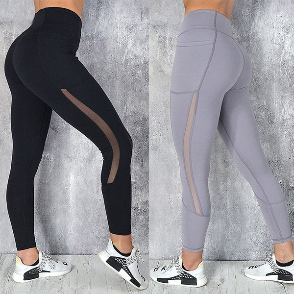 High Waist Fitness Workout Yoga Leggings with Pockets